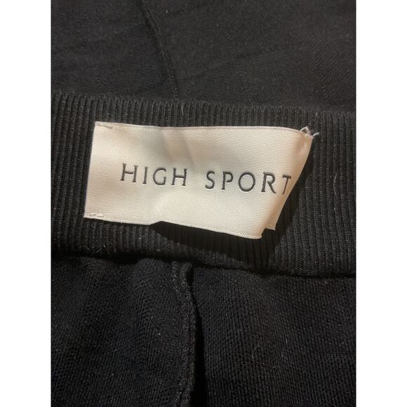 Moda Operandi Sleek Black Kick Flare Knit Pants Size S - Picture 3 of 4